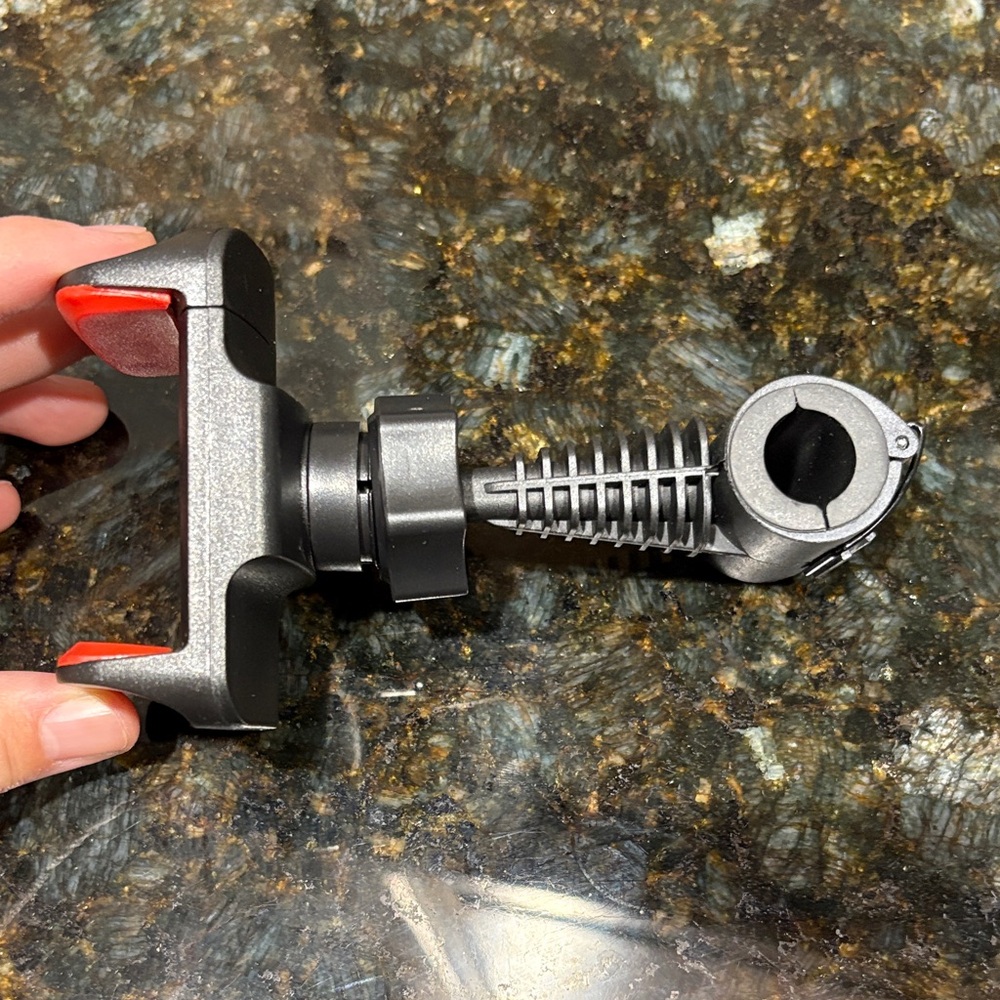 Adjustable Gray and Red Phone Mount